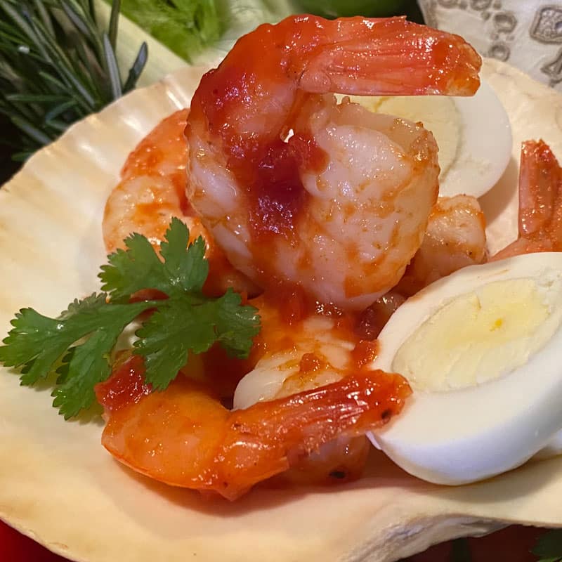 Shrimps in Tomato Catsup